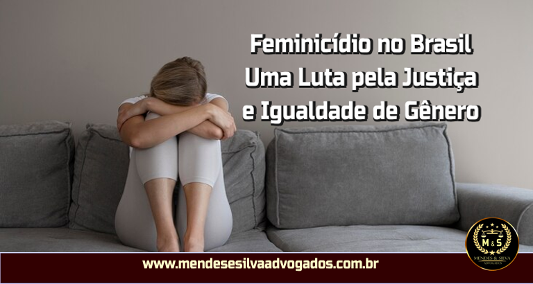 Feminicídio no Brasil, Uma Luta pela Justiça e Igualdade de Gênero